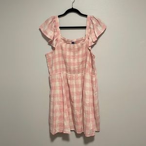 Old Navy plaid dress